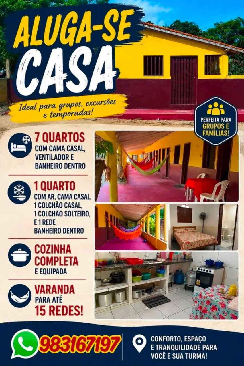 CASA P/ ALUGAR EM ALGODOAL-PARÁ