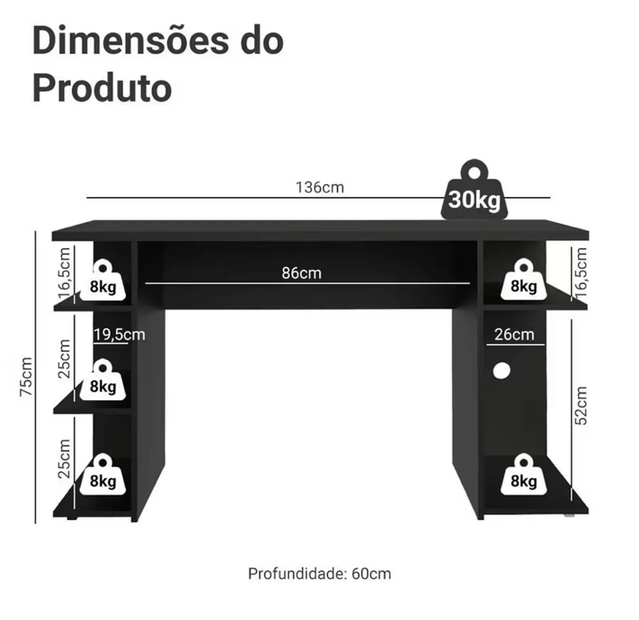 Mesa de Computador Gamer - Foto 2