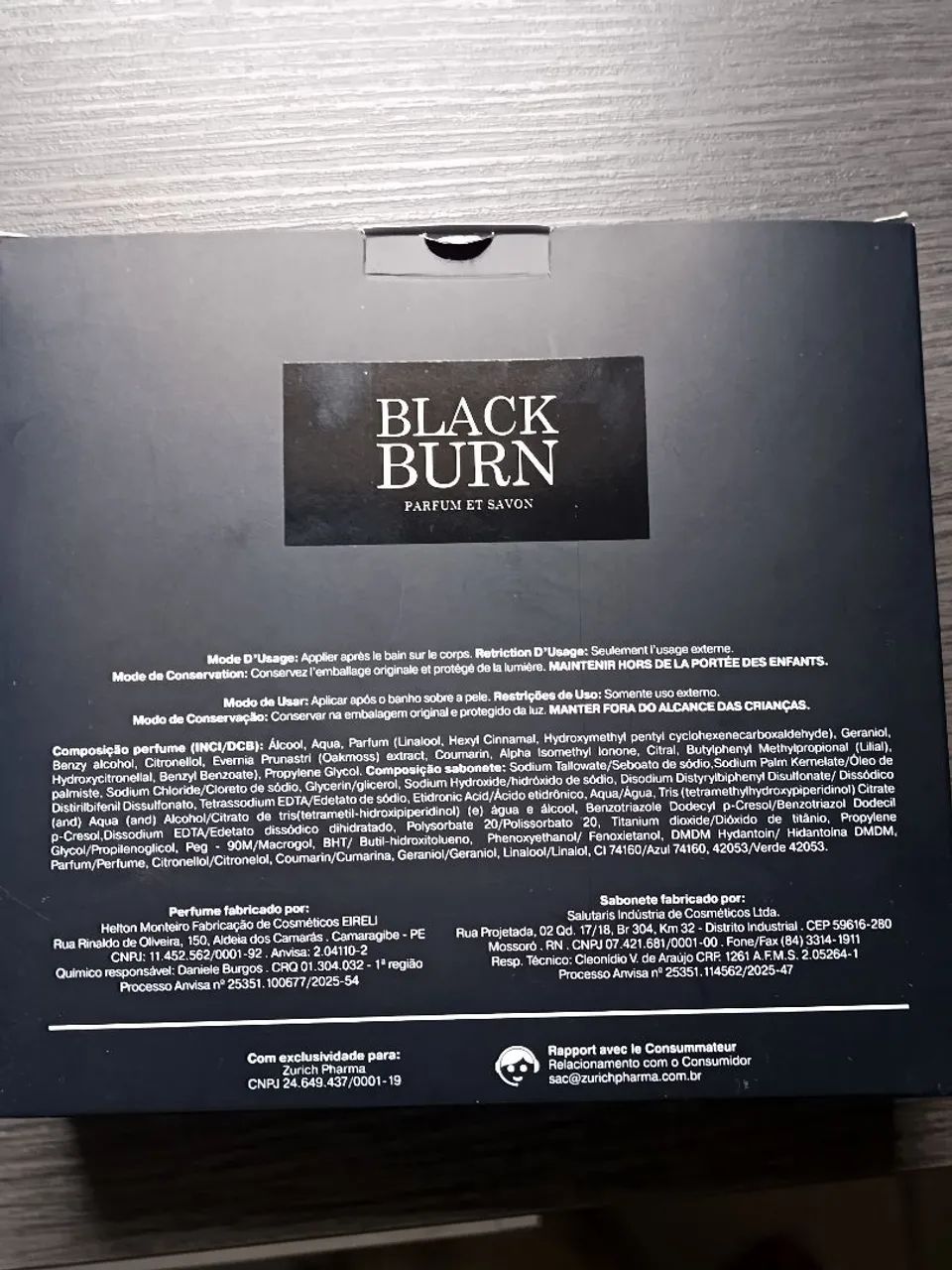 Perfume Blackburn original lacrado  - Foto 2