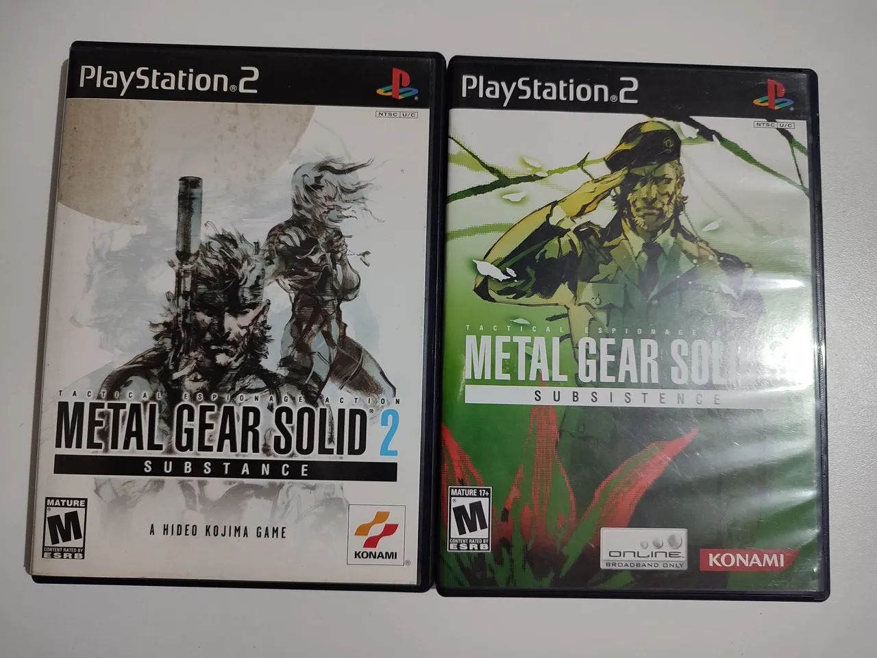 Jogos Playstation 2 Metal Gear Solid 2 Substance 3 Subsistence Edições Especiais