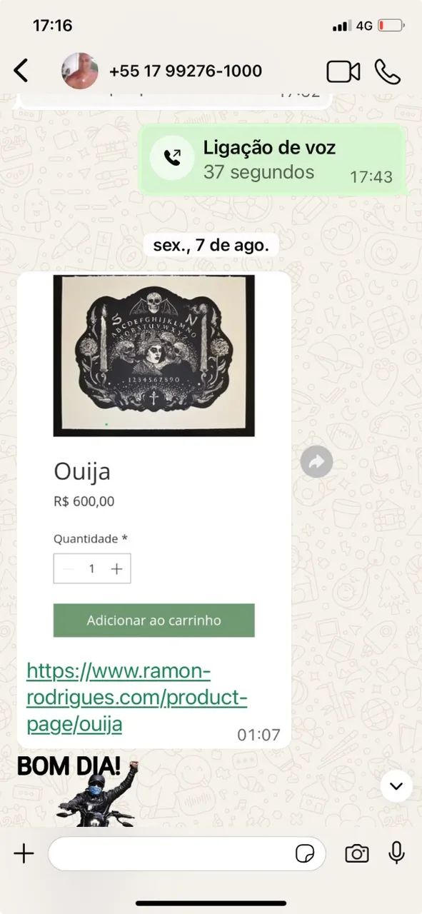 Tabuleiro ouija original Ramon Rodrigues  - Foto 2