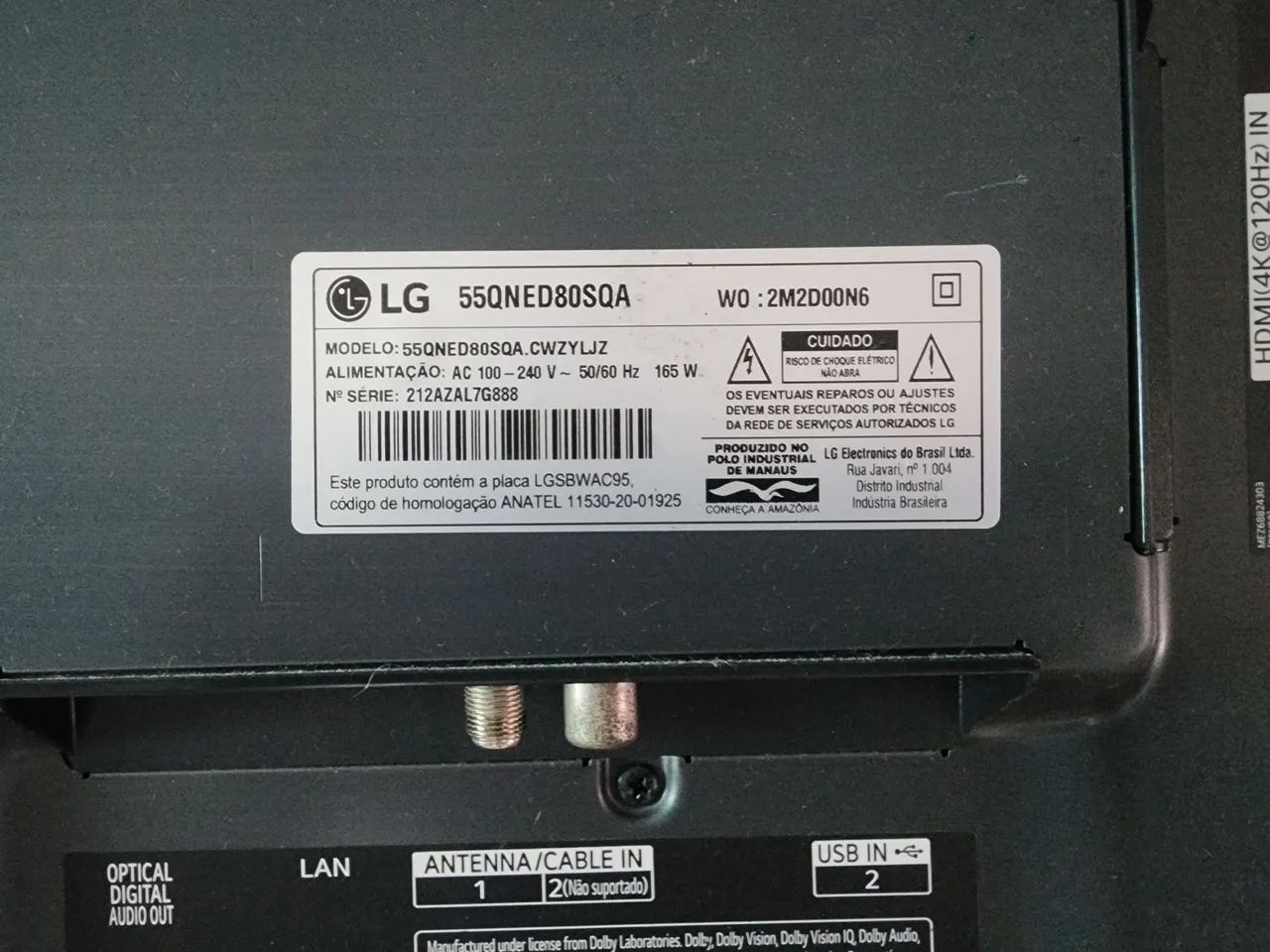 Tv 55 polegadas lg QNED  - Foto 3