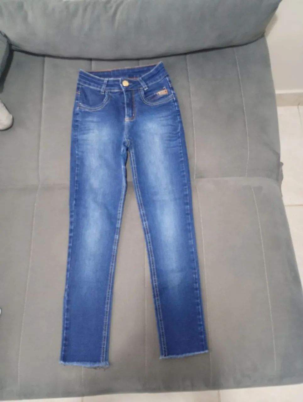 Kit com 4 calças jeans infantil  - Foto 4