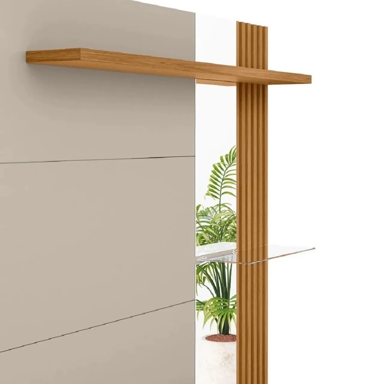 Painel Home Maragogi Linea Brasil 182cm - Para TVs de até 60 Polegadas - Entrega Imediata; - Foto 3