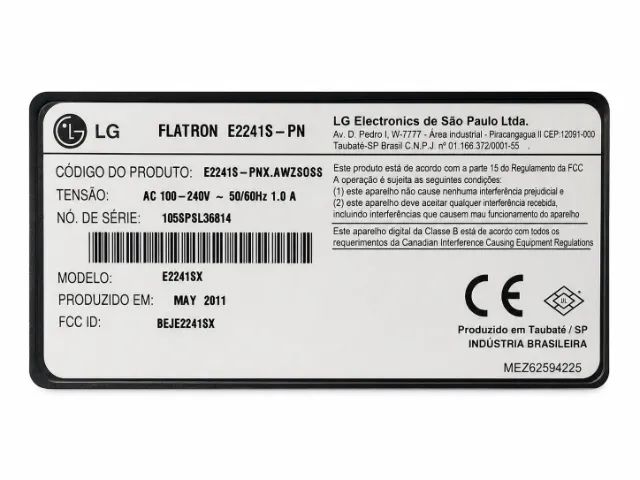 Monitor LG 22 Polegadas E2241S Full HD VGA - Foto 4