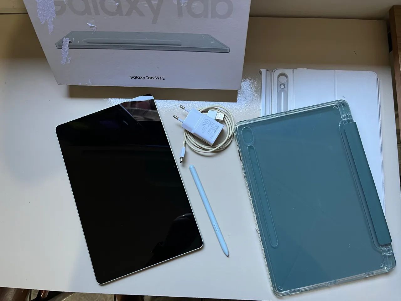 SAMSUNG TAB S9 FE (ESTADO IMPECÁVEL - ACEITO PROPOSTAS) - Foto 3