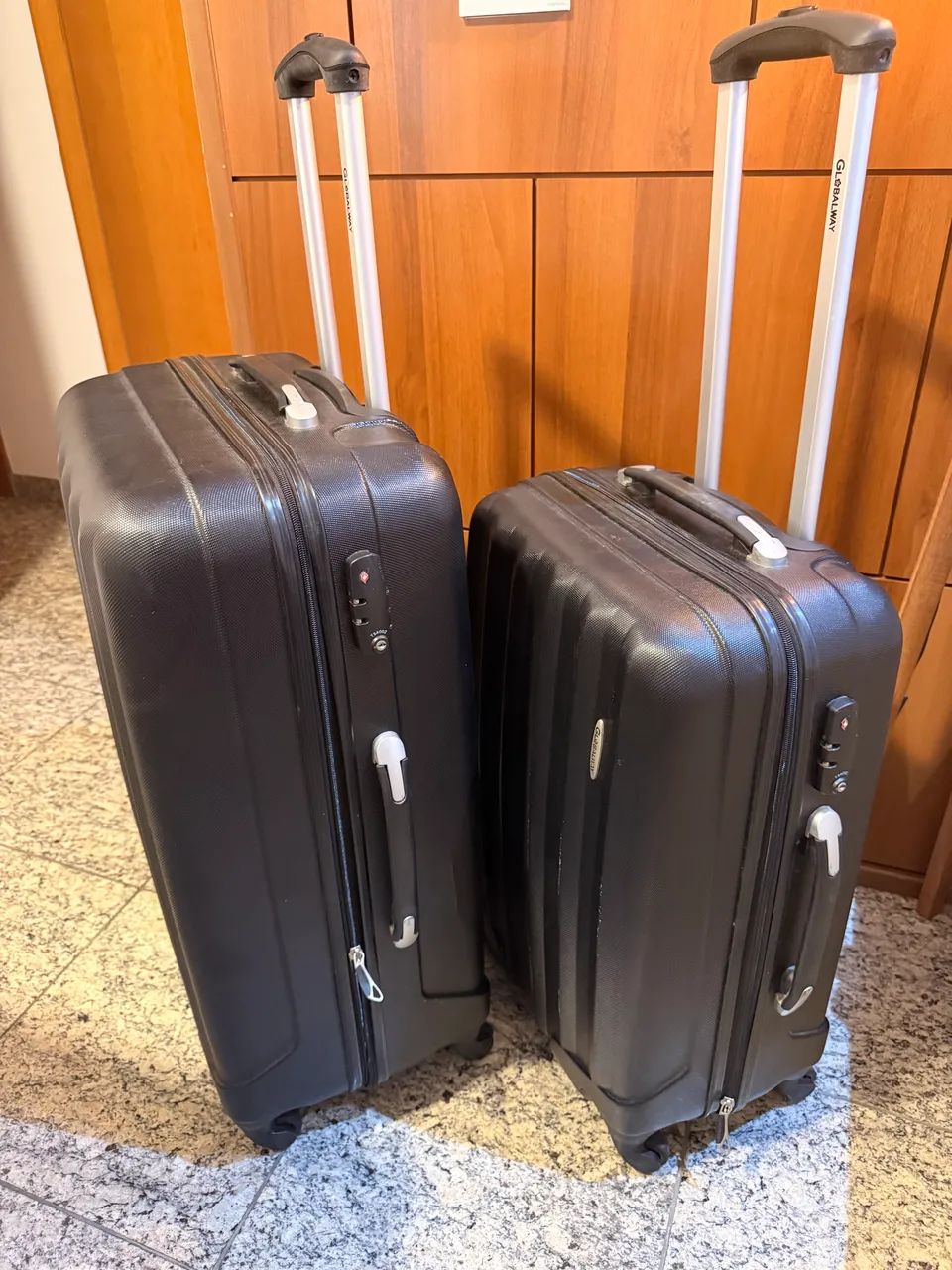 Kit 2 malas rígidas de viagem  - Foto 2