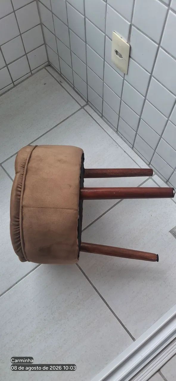 Pufe suede 45×40cm - Foto 3
