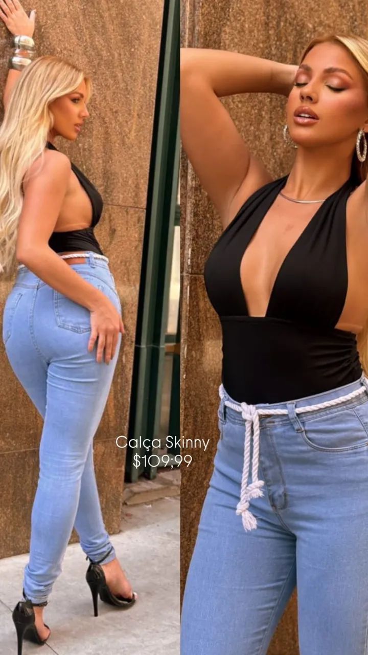 Calça Skinny 