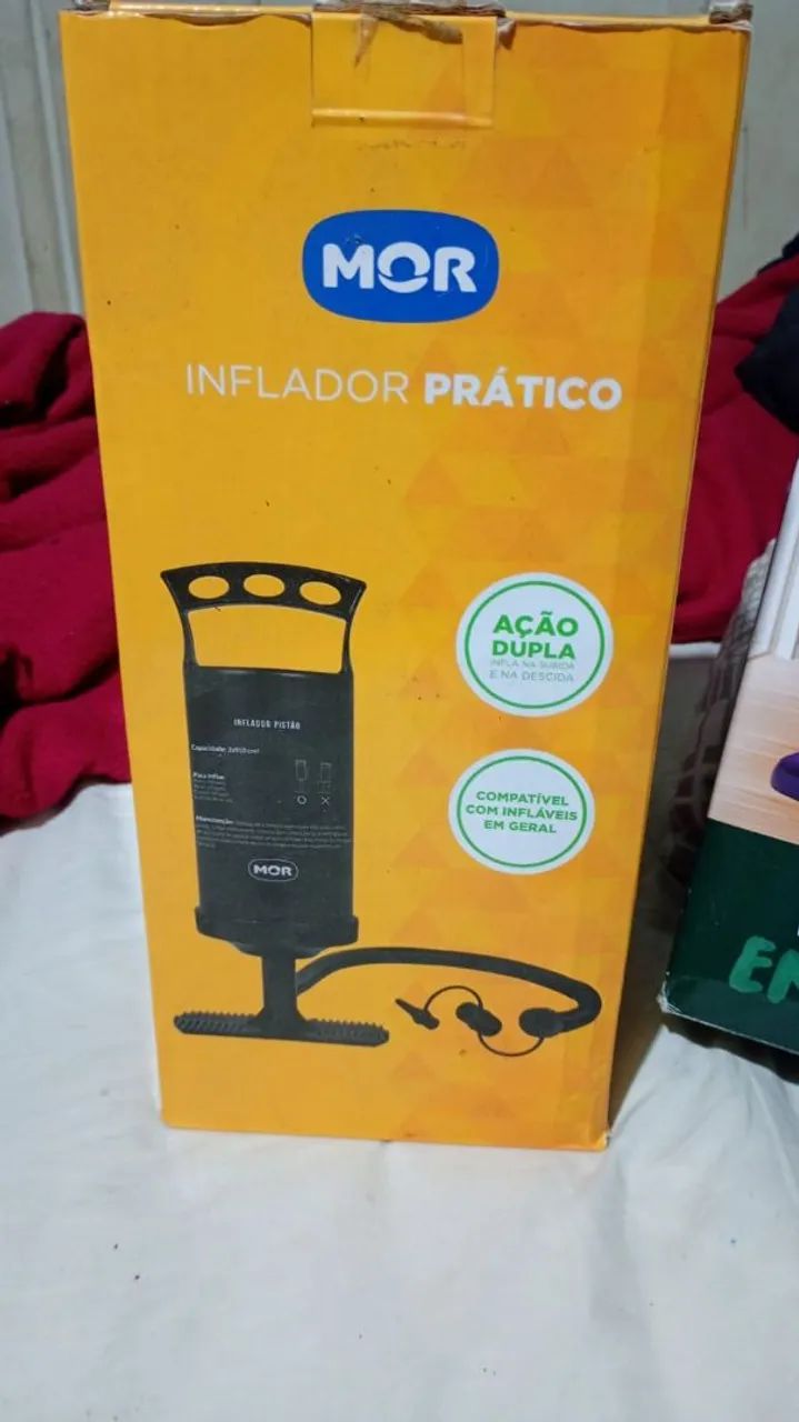 Colchão inflável e Bomba  - Foto 2