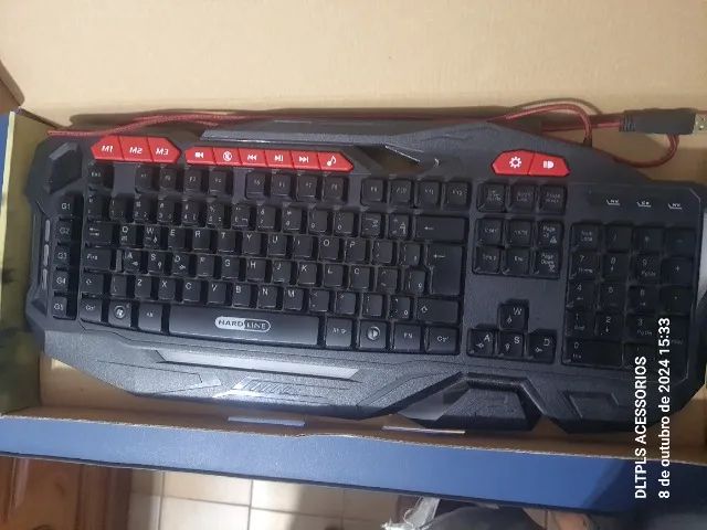teclado gamer com defeito, algumas teclas não funcionam, para quer quizer arrumar - Foto 2