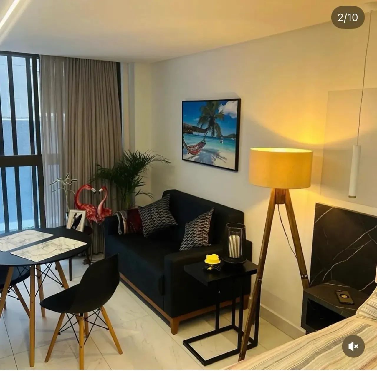 linda flat Mobilado na beira mar do Cabo Branco, pronto para rentabilizar! - Foto 8