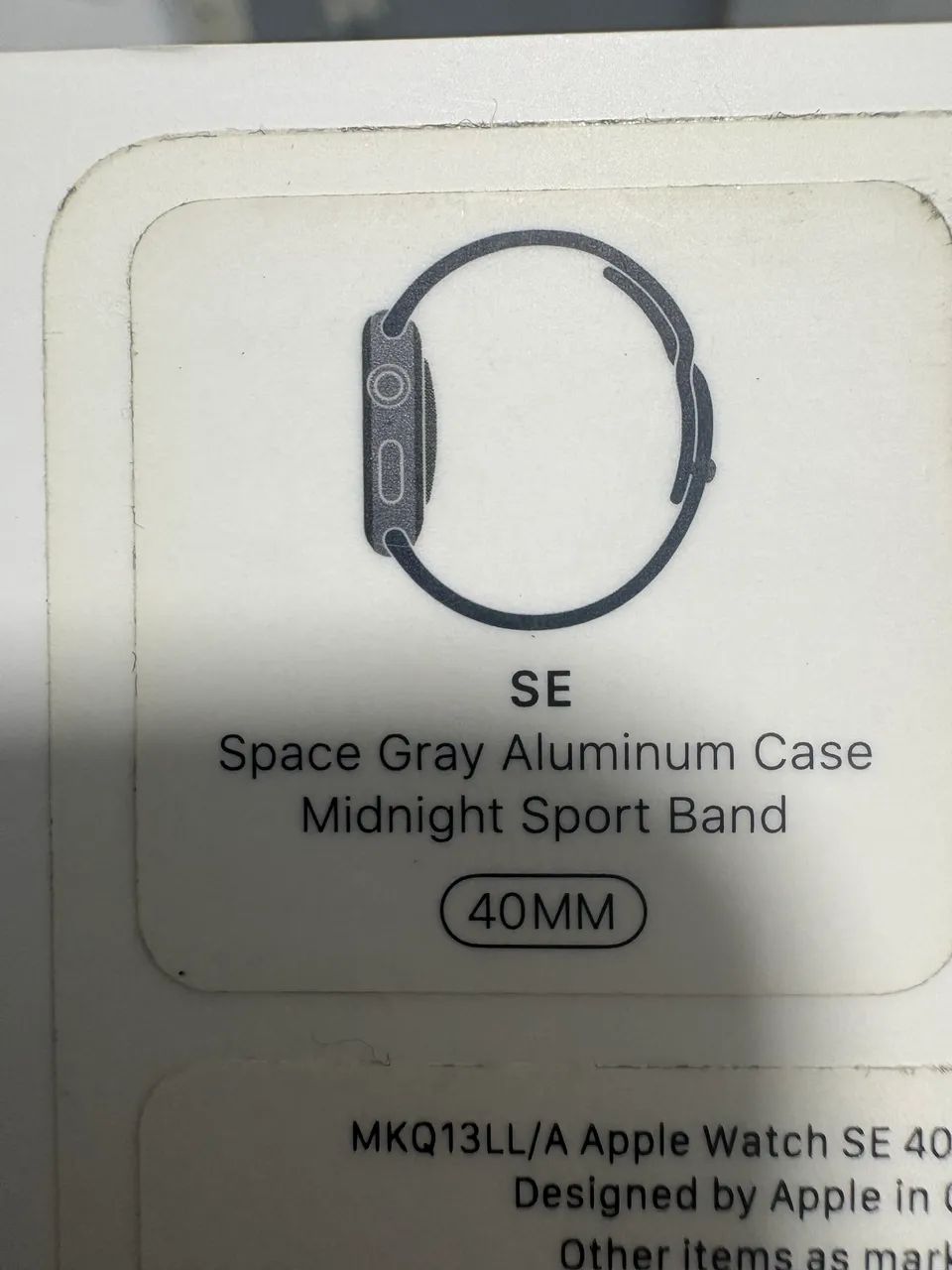 Apple Watch SE 1 40mm - vidro quebrado  - Foto 2