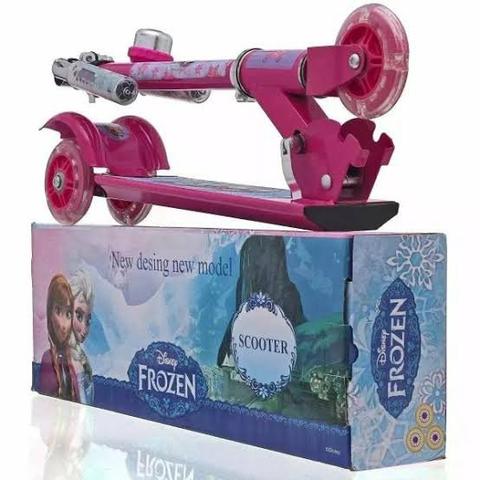 Patinete Infantil 3 rodas ( Frozen,Barbie) - Foto 2