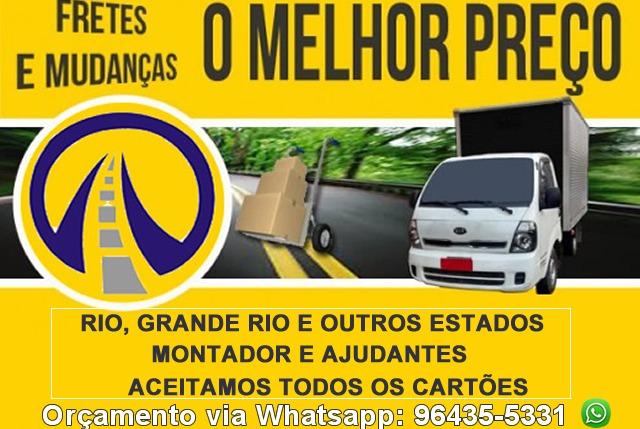 Frete e Mudança Rio e Grande Rio - Barato e com cartão