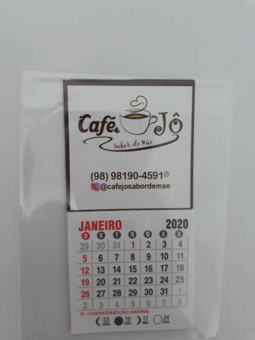 Mini calendários de imã