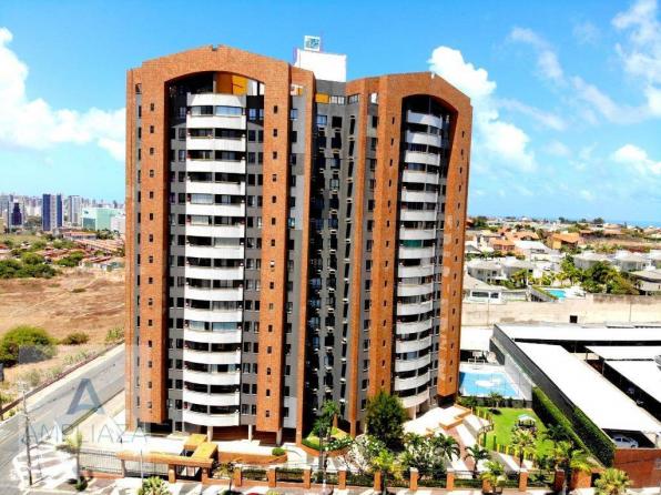 Apartamento com 3 dormitórios à venda, 128 m² por r$ 480.000 - de lourdes - fortaleza/ce
