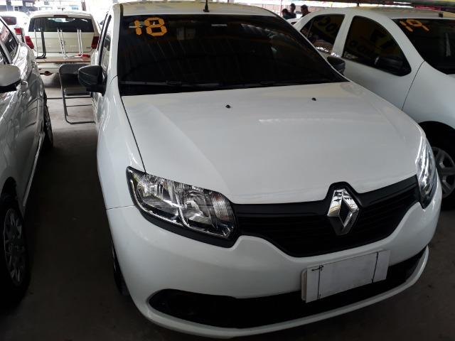 Black Friday*Somente no mês de Dezembro!!Sandero Authentique 1.0ano 2018 Branco*Completo