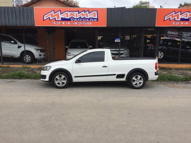 (SEM ENTRADA) Saveiro Trendline G6 CS 1.6 2015 Menos Ar - Foto 17
