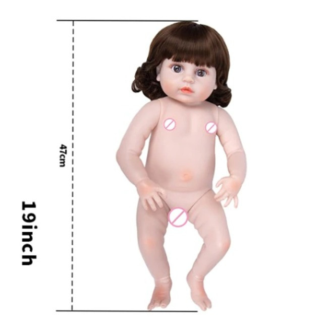 Bebê Reborn Boneca Realista 100% Silicone Girafa Criança - Foto 6