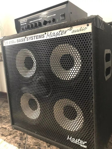 Kit Master Cabeçote Bs 200 + Gabinete Bs 410 Bass - Foto 4