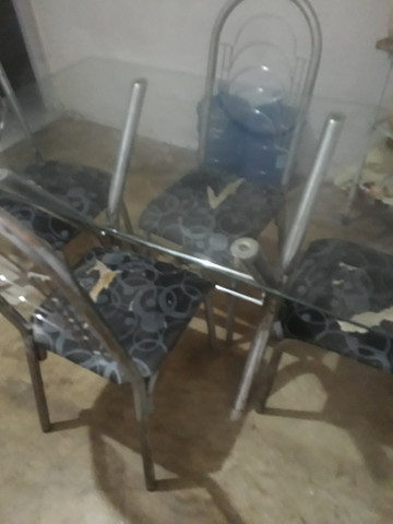 Vendo mesa de vidro - Foto 4