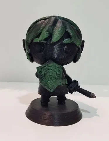 Action Figure Link legend of Zelda 10 cm impressão 3d
