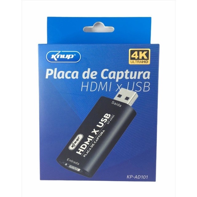 Placa de Captura Hdmi X UBS kp-ad101 Knup 4k - Foto 2