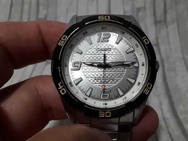 Relógio Casio Modelo MPT-1292 tecnologia Japonesa. 