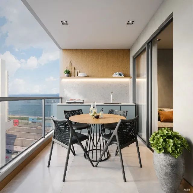 Unidade de frente do Mar de Itaparica, 3 Quartos sol da manhã, com vista eterna pro mar