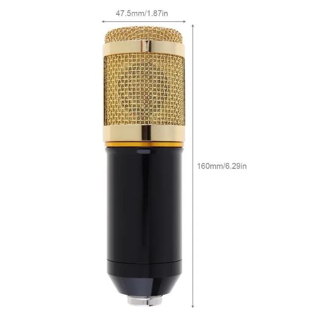 Microfone BM800 Condensador Profissional XLR (Ac cartao) - Foto 3