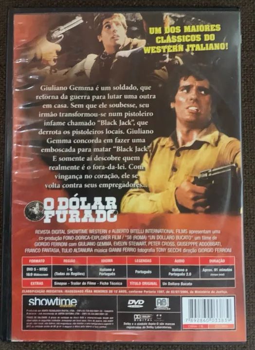 DVD O Dólar Furado - Giuliano Gemma - Foto 2