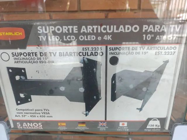 Suporte para tv articulado de 10 a 57 polegadas 