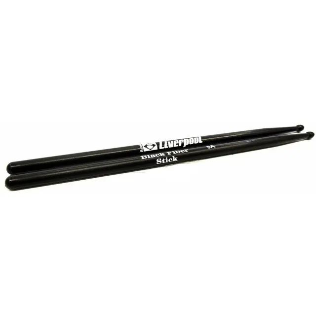 Baquetas para Bateria Liverpool Black Fiber - 5A ou 7A - Foto 3