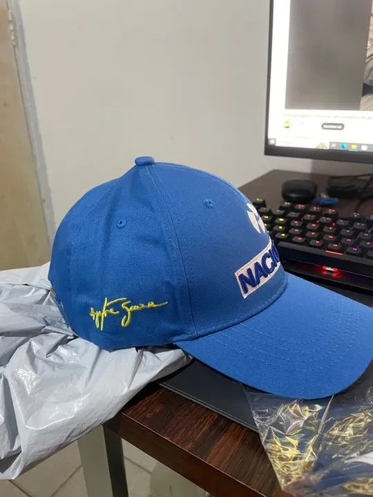 Boné nacional Ayrton Senna azul - Foto 4