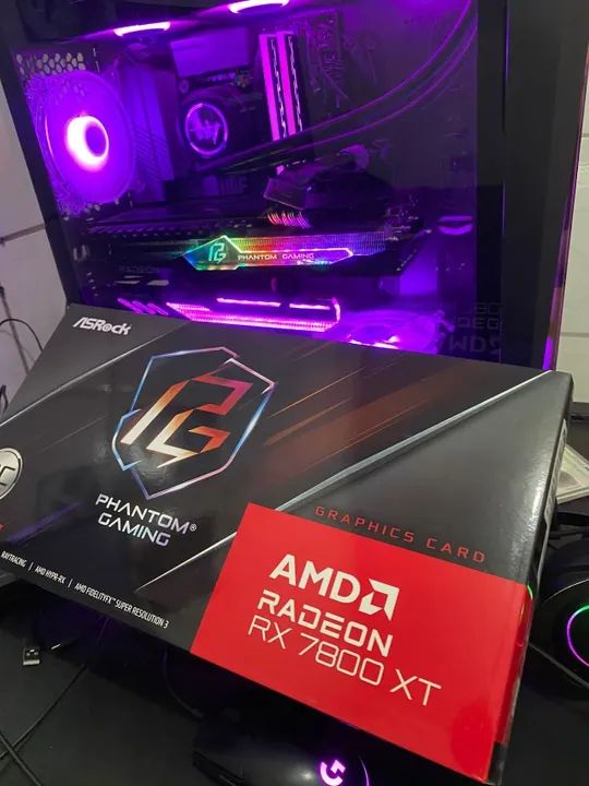 RX 7800 XT Gaming Phantom 16gb nova - Foto 5