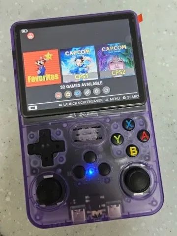 Videogame portátil R36S Novo! Original (2 chips de ram, comprado início 2024, Não é Clone)