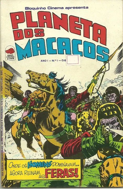 MARVEL, PLANETA DOS MACACOS, 1975. Muito bom estado. - Foto 2