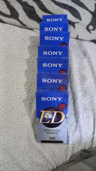 Fitas VHS Sony ED - 120 minutos - VHS