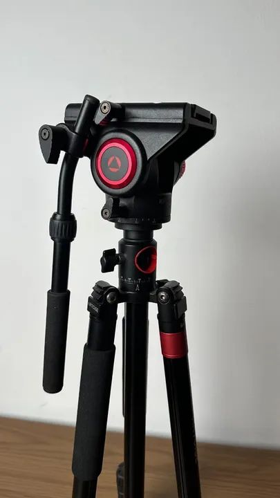 Tripé Vertical/Horizontal Profissional Arctise ZF60 + Fluid Head VT-3520