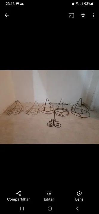 Suporte de parede para vasos