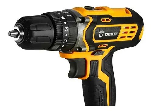 Parafusadeira e Furadeira Profissional 20V Deko com Bateria + Carregador Bivolt + Garantia - Foto 4