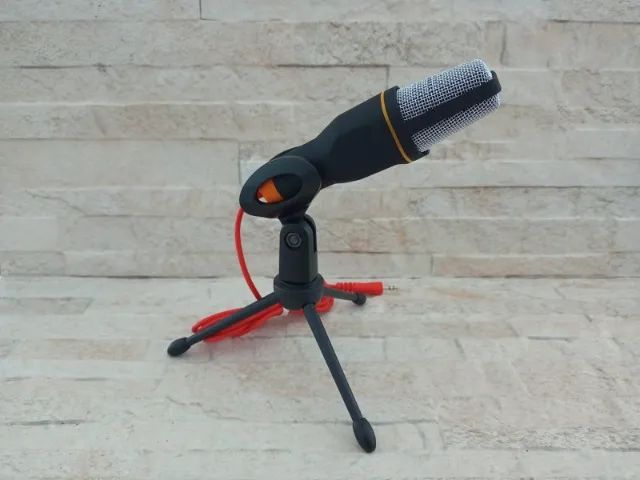 Microfone SF 666 Omnidirecional Condensador com tripe - Foto 2