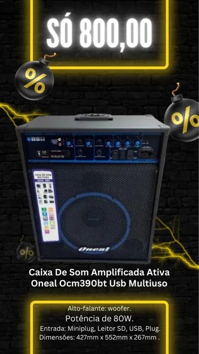 Caixas de som