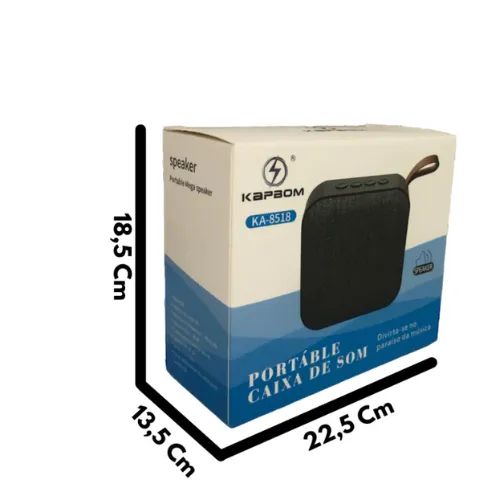 CAIXINHA DE SOM BLUETOOTH KAPBOM KA-8518 - Foto 2
