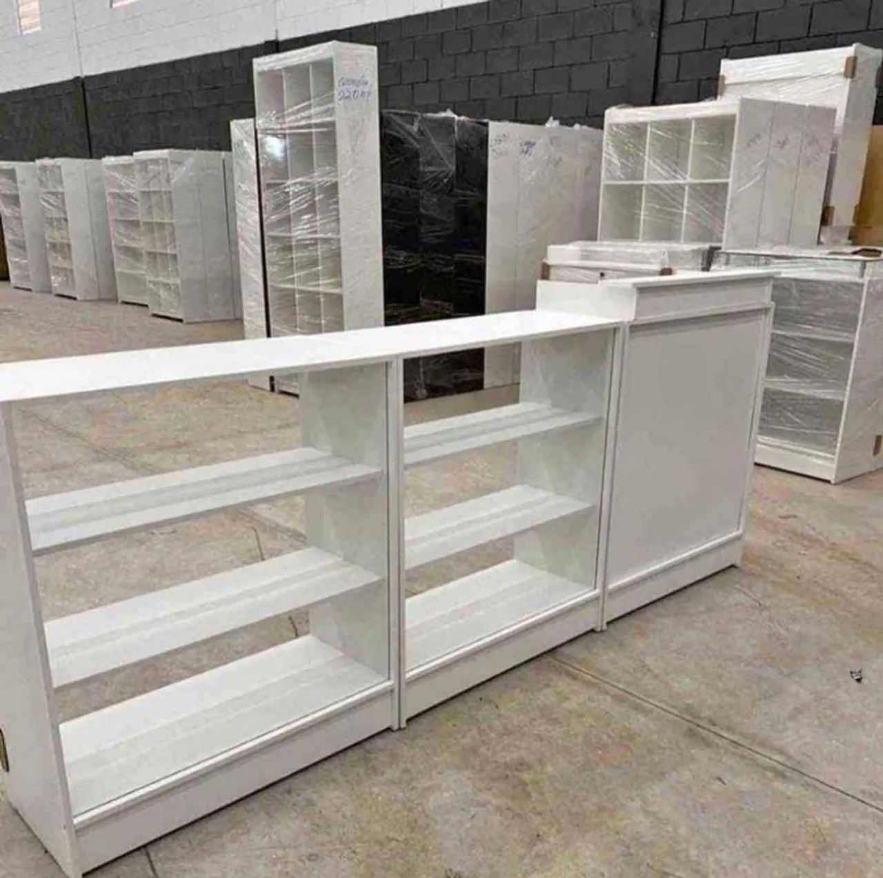 BALCÃO CAIXA VITRINE EXPOSITOR NOVO MDF