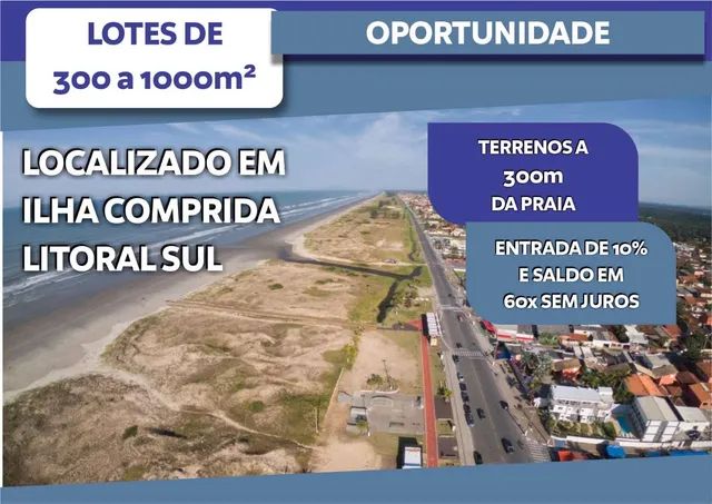 Loteamento na Ilha Comprida em 60x SEM JUROS - Foto 4