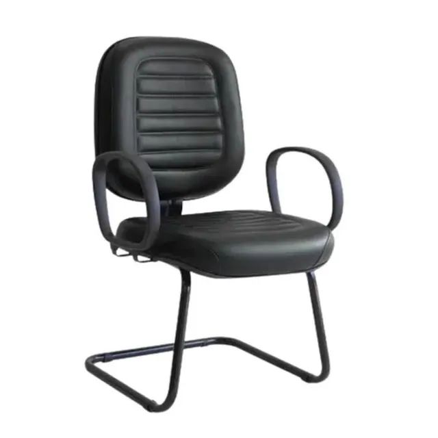 Cadeira Diretor Base em ?S? Preta com Braço Corsa Conforto Ergonômico Modelo 30300 - Foto 3