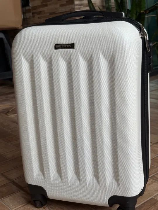 Mala de Viagem Branca 10 Kg