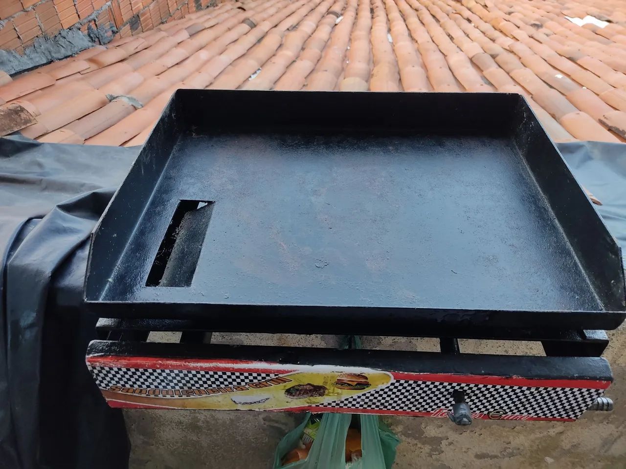 Churrasqueira a Gás Usada  chapa  - Foto 4